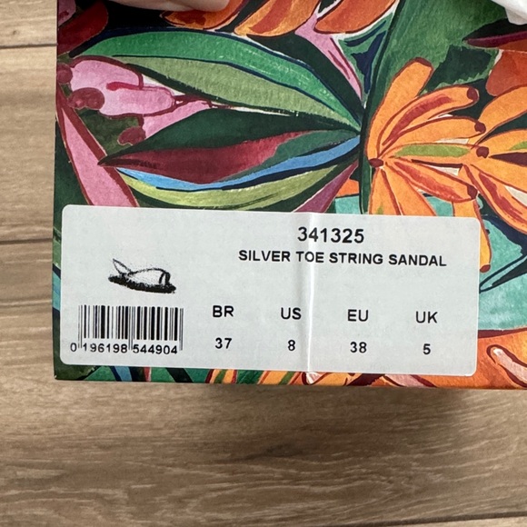 FARM Rio Silver and Tan Sandals - Picture 2 of 4